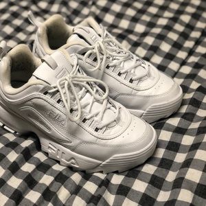 Fila Disruptors 2 all white